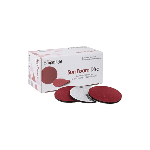 Sunmight Sunfoam 3" 2000G Grip No Hole Disc (20 Discs) - Custom Dealer Solutions - 96123