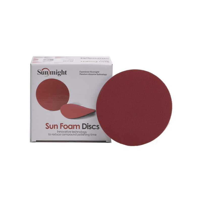 Sunmight Sunfoam 6" 1000G Grip No Hole Disc (10 Discs) - Custom Dealer Solutions - 96220