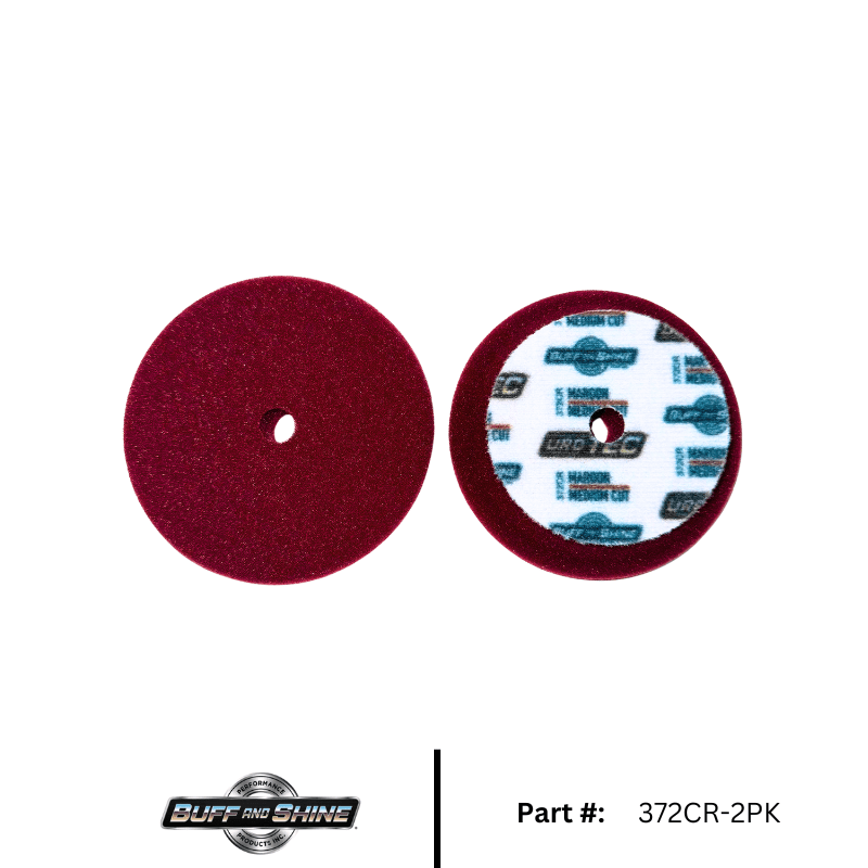 Uro Tec Maroon Medium Cut Foam Pad - Custom Dealer Solutions - 372CR