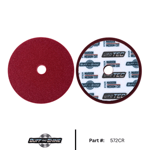 Uro Tec Maroon Medium Cut Foam Pad - Custom Dealer Solutions - 572CR