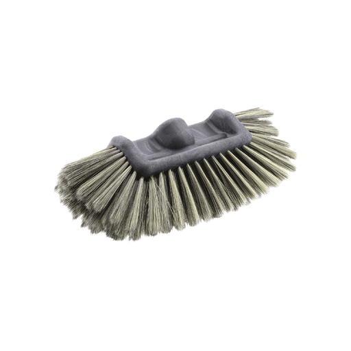 14" Soft Nylon 5 - Corner Car Wash Brush Head - Custom Dealer Solutions - 5C14B - GRY