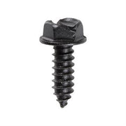 1/4" x 3/4" Slotted Hex Washer Head License Plate Screws - Custom Dealer Solutions - F1032BLK - 50