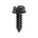 1/4" x 3/4" Slotted Hex Washer Head License Plate Screws - Custom Dealer Solutions - F1032BLK - 50