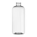16 oz. Clear PET Plastic Boston Round Bottle