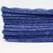 16" x 24" All Purpose Microfiber Towels w/ Silk Wrapped Gray Edge - 12 Pack - Custom Dealer Solutions - DPMT - BG - 12