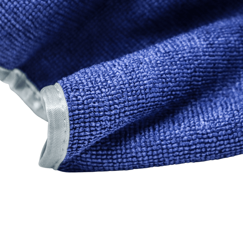 16" x 24" All Purpose Microfiber Towels w/ Silk Wrapped Gray Edge - 12 Pack - Custom Dealer Solutions - DPMT - BG - 12