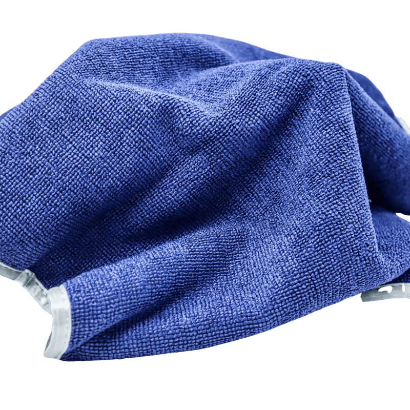 16" x 24" All Purpose Microfiber Towels w/ Silk Wrapped Gray Edge - 12 Pack - Custom Dealer Solutions - DPMT - BG - 12