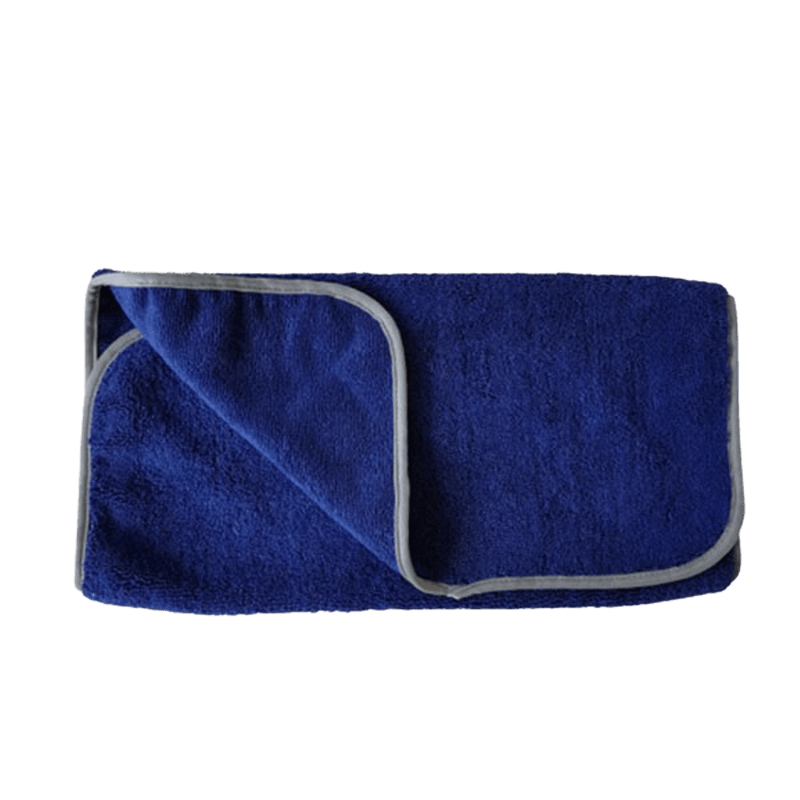 16" x 24" All Purpose Microfiber Towels w/ Silk Wrapped Gray Edge - 12 Pack - Custom Dealer Solutions - DPMT - BG - 12