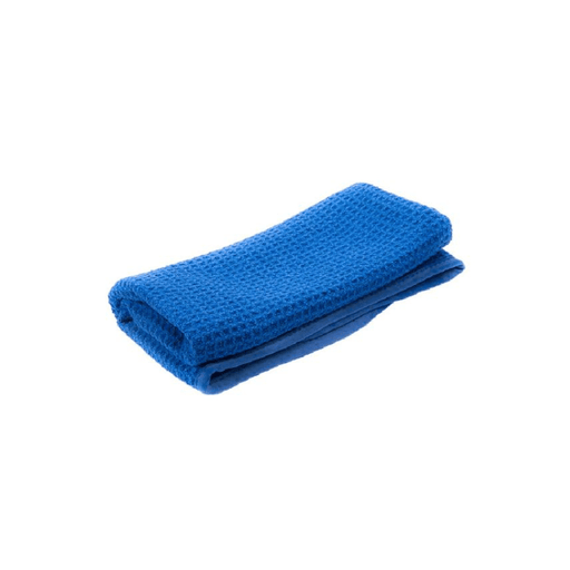 16" x 24" Silk Edge Waffle Weave Towels [Case of 120] - Custom Dealer Solutions - WAF1624B - CS120