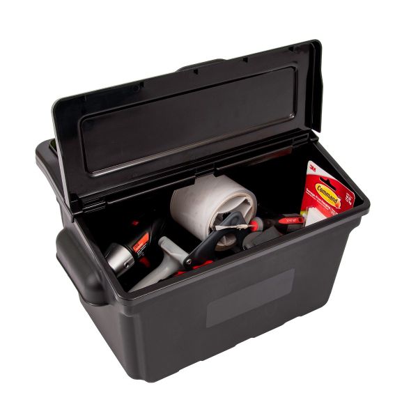 32" x 18" Tub Cart - Three Shelves w/ Outrigger Utility Cart Bins - Custom Dealer Solutions - EC111 - B - OUTRIG