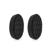 4" Black Finishing Hex Faced Foam Grip Pad - 2 Pack - Custom Dealer Solutions - 420RH