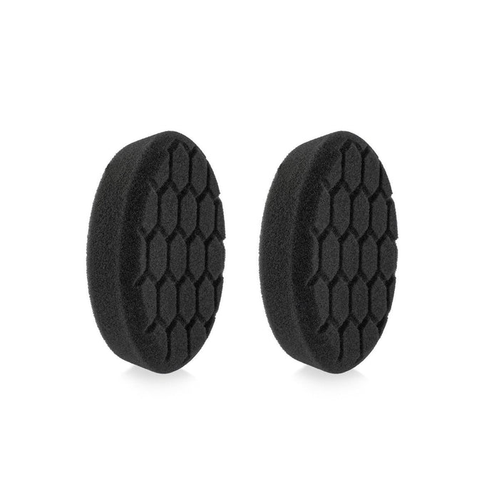 4" Black Finishing Hex Faced Foam Grip Pad - 2 Pack - Custom Dealer Solutions - 420RH
