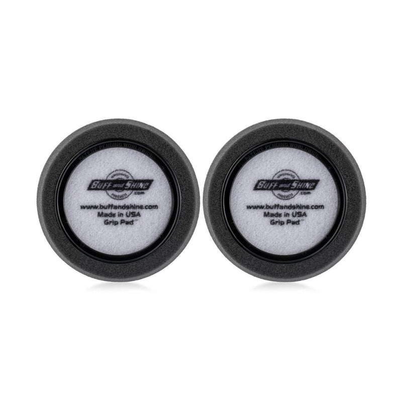 4" Black Finishing Hex Faced Foam Grip Pad - 2 Pack - Custom Dealer Solutions - 420RH
