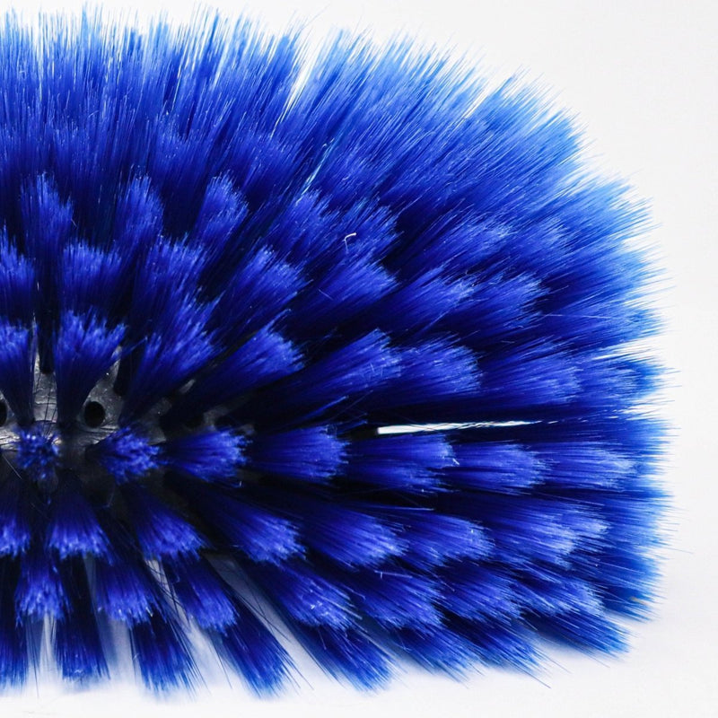 5 - Corner Soft Bristle Car Wash Brush Head (Blue) - Custom Dealer Solutions - 5CSBCWB