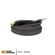 BE 50ft x 3/8" 4000 PSI Black Rubber Hose (85.238.153) - Custom Dealer Solutions - 85.238.153