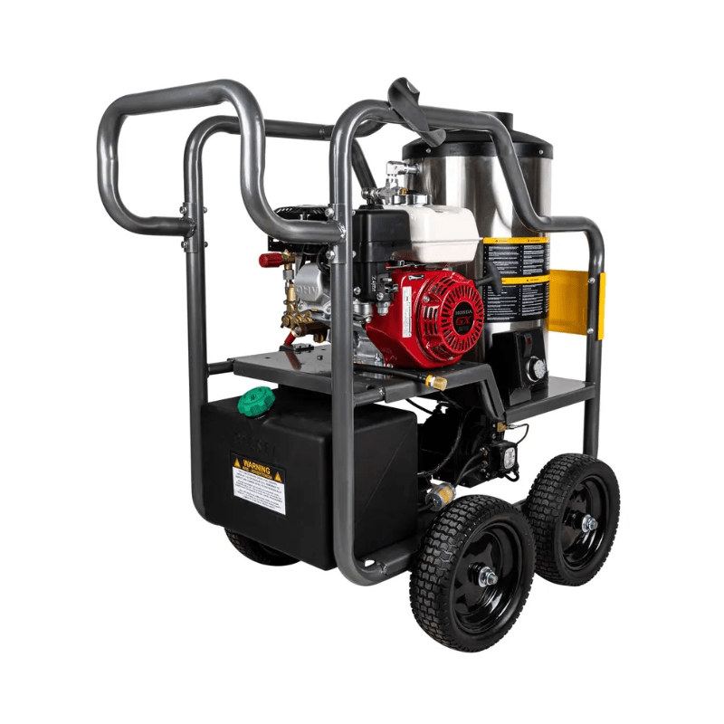 BE Commercial (HW2765HG) 2700 PSI (Gas - Hot Water) Pressure Washer w/ General Pump & Honda GX200 Engine - Custom Dealer Solutions - HW2765HG