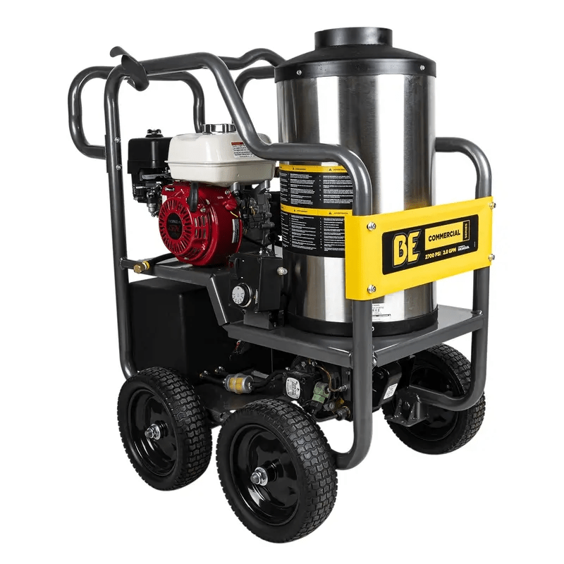 BE Commercial (HW2765HG) 2700 PSI (Gas - Hot Water) Pressure Washer w/ General Pump & Honda GX200 Engine - Custom Dealer Solutions - HW2765HG