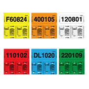 Continu - Tags {EZ384} - Custom Dealer Solutions - EZ384 - WHITE