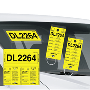 Continu - Tags {EZ384} - Custom Dealer Solutions - EZ384 - WHITE