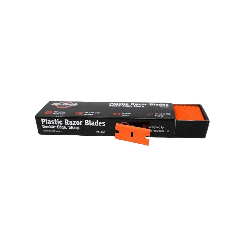 Double Edge Plastic Razor Blades | Hi-Tech | Auto Detailing — Custom ...