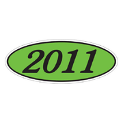 EZ - Line Oval Model Windshield Year Stickers For Auto Glass - Custom Dealer Solutions - EZ198 - C - 05
