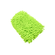 Green Microfiber Chenille Wash Mitt - Custom Dealer Solutions - MFWM - GRN