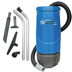 HEPA Raven 6 - Quart Backpack Vacuum w/ 5 Piece Standard Tool Kit - Custom Dealer Solutions - 70 - 4001