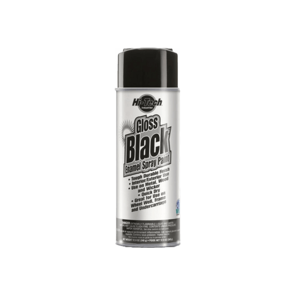 Hi - Tech Gloss Black Enamel Spray Paint - Custom Dealer Solutions - HT - 1803
