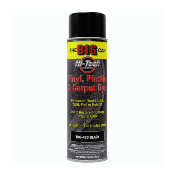 Hi - Tech (The Big Can) Black Vinyl, Plastic & Carpet Dye - Individual - Custom Dealer Solutions - TBC - 470