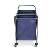 Industrial Divided Canvas Bag Laundry Cart (3 Sections) - Custom Dealer Solutions - HL15