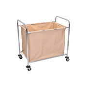 Luxor Laundry Cart w/ Steel Frame & Canvas Bag - Custom Dealer Solutions - HL14