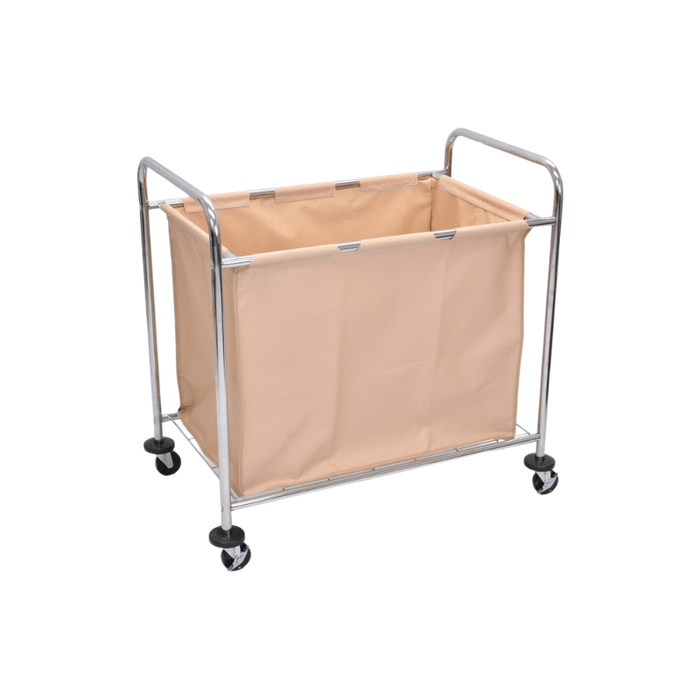 Luxor Laundry Cart w/ Steel Frame & Canvas Bag - Custom Dealer Solutions - HL14