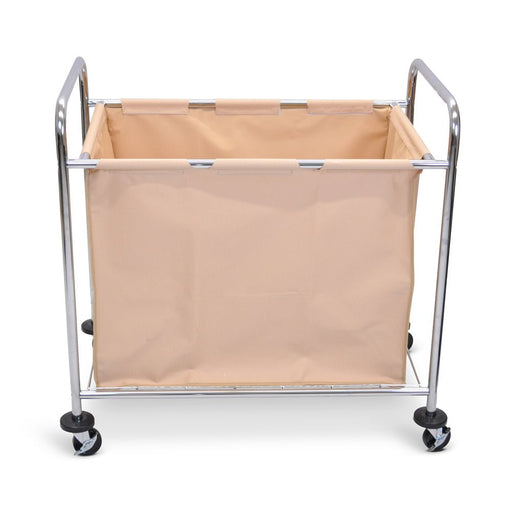 Luxor Laundry Cart w/ Steel Frame & Canvas Bag - Custom Dealer Solutions - HL14