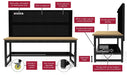 Luxor Workspaces Industrial Workbench - Custom Dealer Solutions - DTWS001
