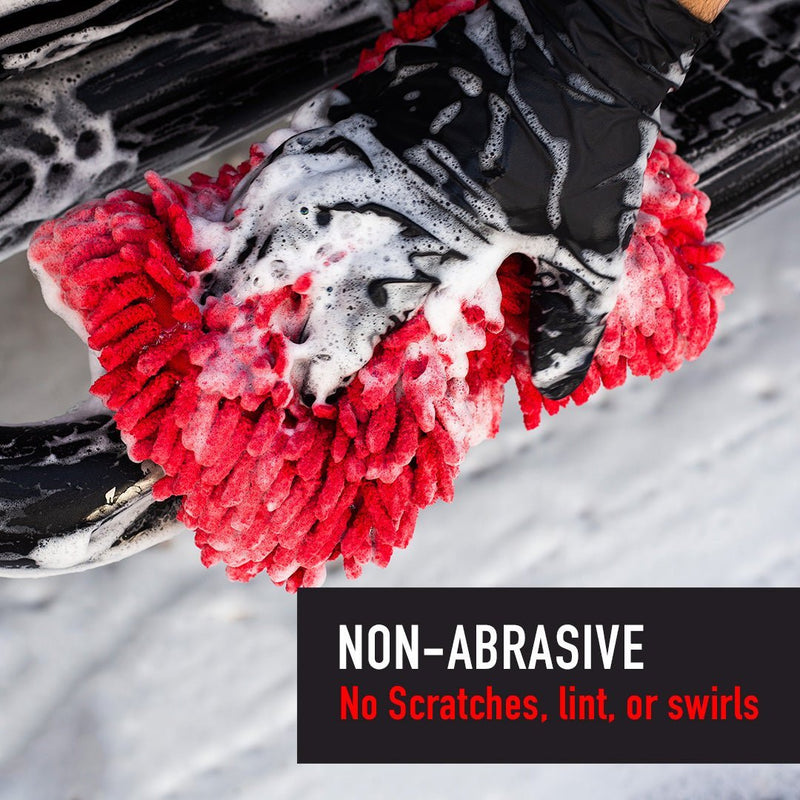 Maxshine Chenille Microfiber Wash Pad (Red) - Custom Dealer Solutions - 1130003R