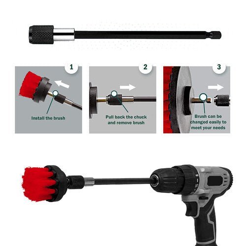 Maxshine Detailing Drill Straight Ended Extension - Custom Dealer Solutions - 7011021