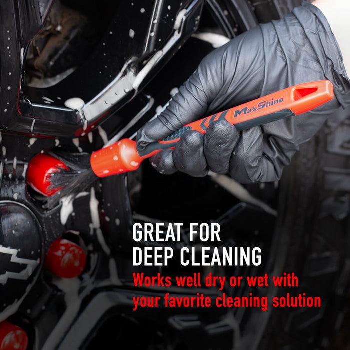 MaxShine PP Bristle Detailing Brush 12 - Custom Dealer Solutions - 704618RM