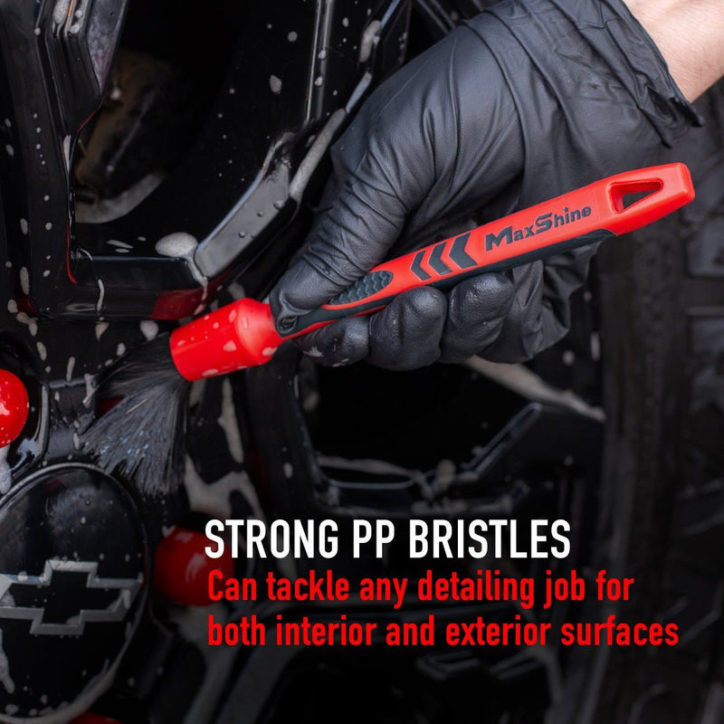MaxShine PP Bristle Detailing Brush 12 - Custom Dealer Solutions - 704618RM