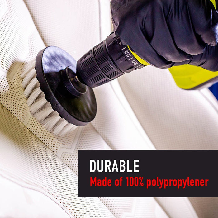 Maxshine Soft Leather & Fabric Drill Brush Set - Custom Dealer Solutions - 7012010