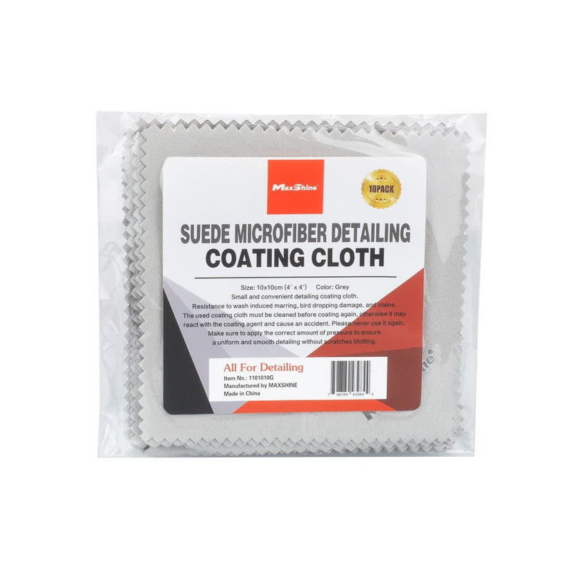 Maxshine Suede Microfiber Detailing Coating Cloth (10 Pack) - Custom Dealer Solutions - 1101010G