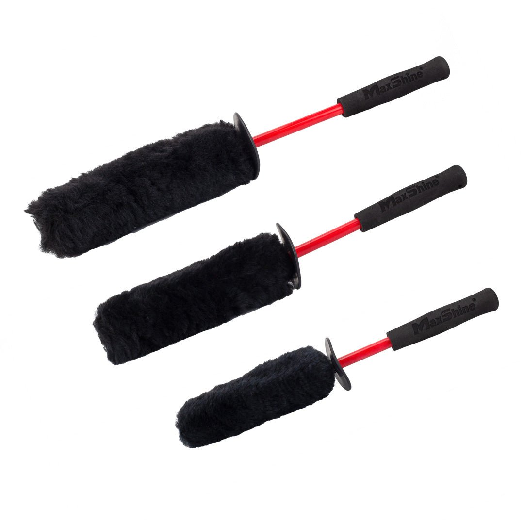 Maxshine Ultimate Wool Wheel Brush Set (3 pcs) - Custom Dealer Solutions - 704601