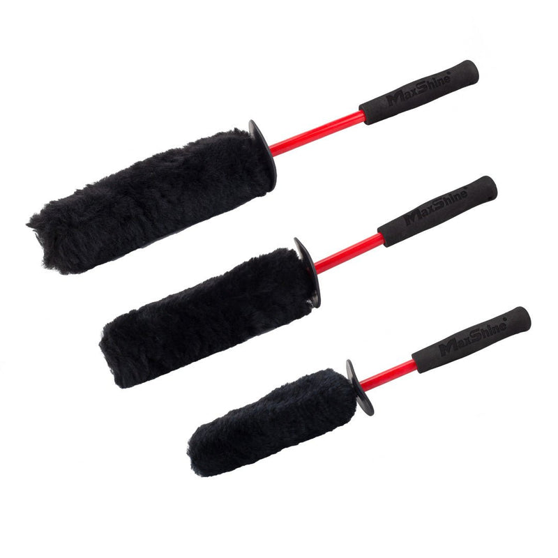 Maxshine Ultimate Wool Wheel Brush Set (3 pcs) - Custom Dealer Solutions - 704601
