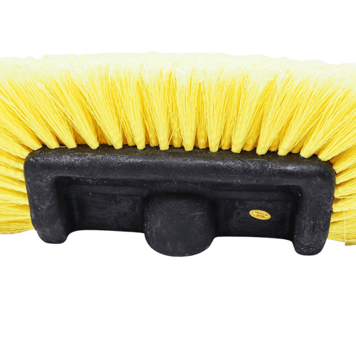 Medium - Soft 5 Corner Car Wash Brush Head (Yellow) - Custom Dealer Solutions - MSCWB - YLW