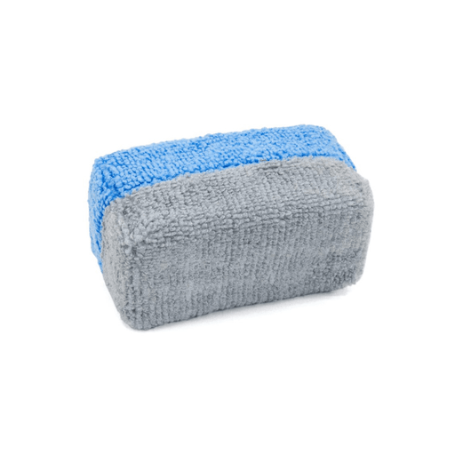 Mini Microfiber Coating Applicator Sponge w/ Plastic Barrier - 12 Pack - Custom Dealer Solutions - SX001GYB321 - 12