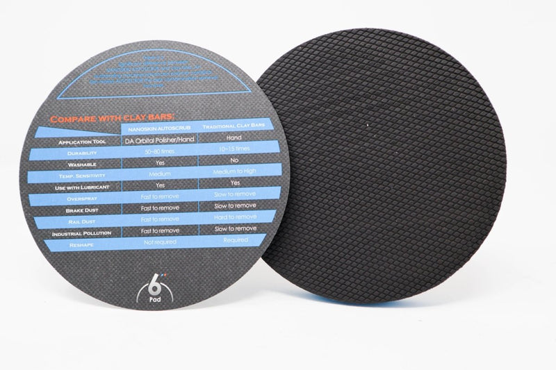 Nanoskin AutoScrub Fine Grade Clay Pad - Custom Dealer Solutions - AS - 006BX