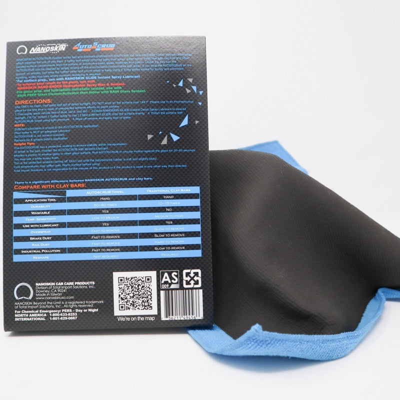 Nanoskin AutoScrub Fine Grade Clay Towel - Custom Dealer Solutions - AS - 009BX