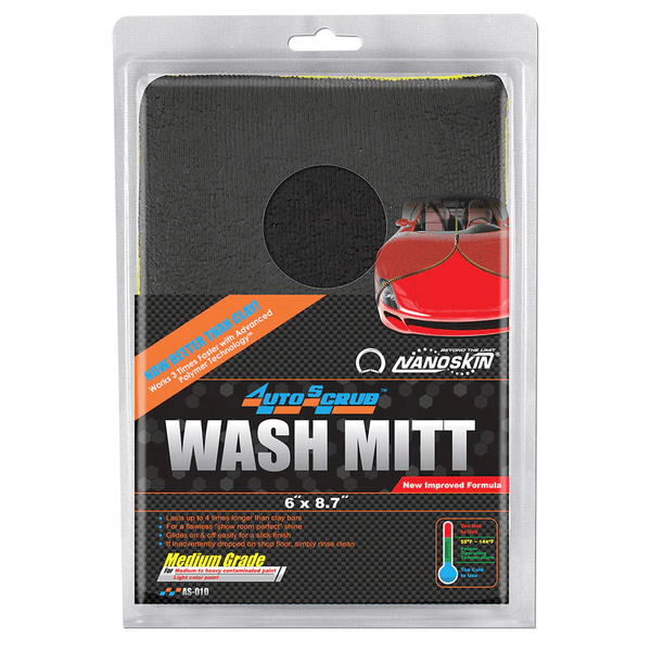 Nanoskin AutoScrub Medium Grade Clay Mitt - Custom Dealer Solutions - AS - 010BX