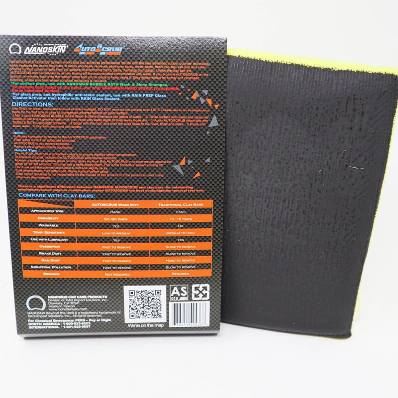 Nanoskin AutoScrub Medium Grade Clay Mitt - Custom Dealer Solutions - AS - 010BX