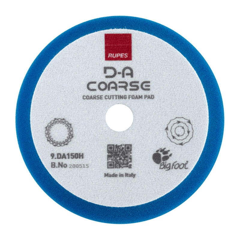 Rupes DA Coarse Foam Pad (Blue) - Custom Dealer Solutions - 9.DA150H