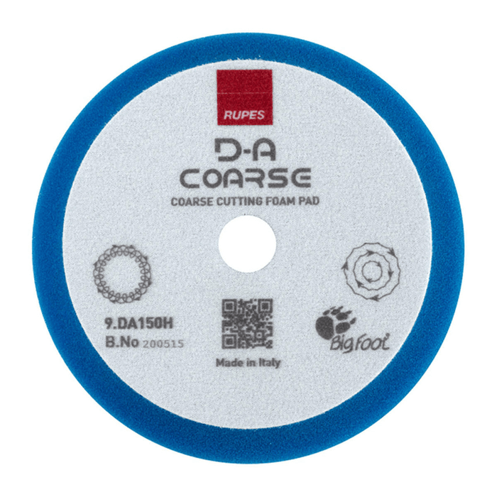 Rupes DA Coarse Foam Pad (Blue) - Custom Dealer Solutions - 9.DA150H